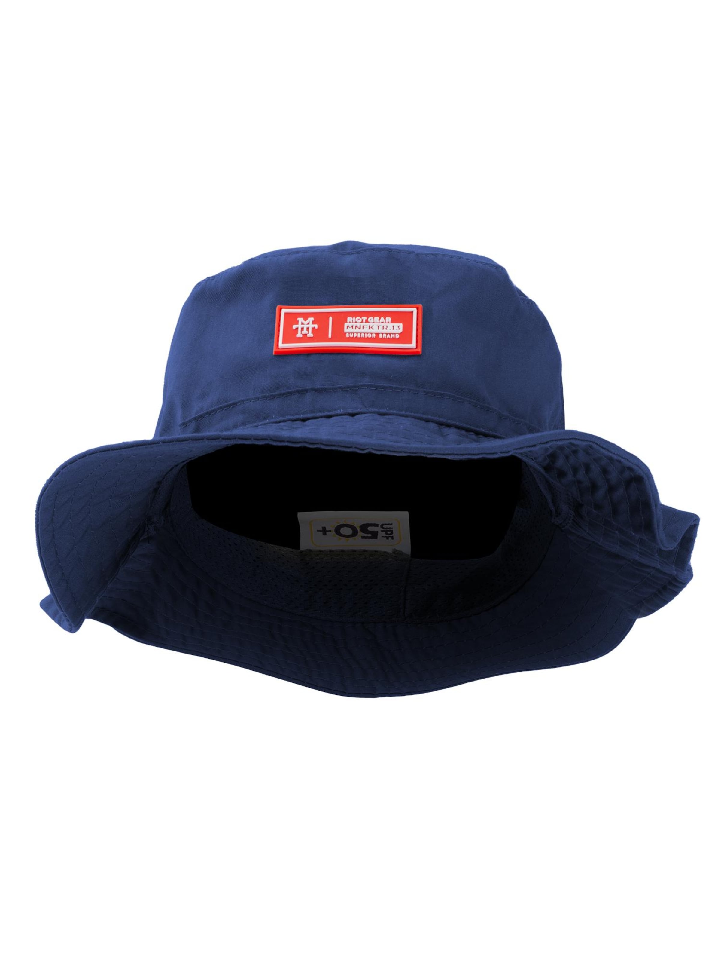 Manufaktur13 Mütze 'Boonie'‌‌‌‌ in Blau: Vorderseite