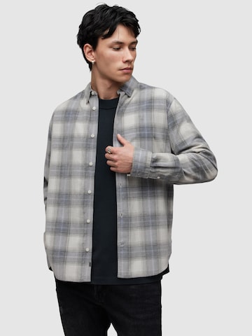 AllSaints Regular fit Skjorta 'GALDANA' i grå: framsida