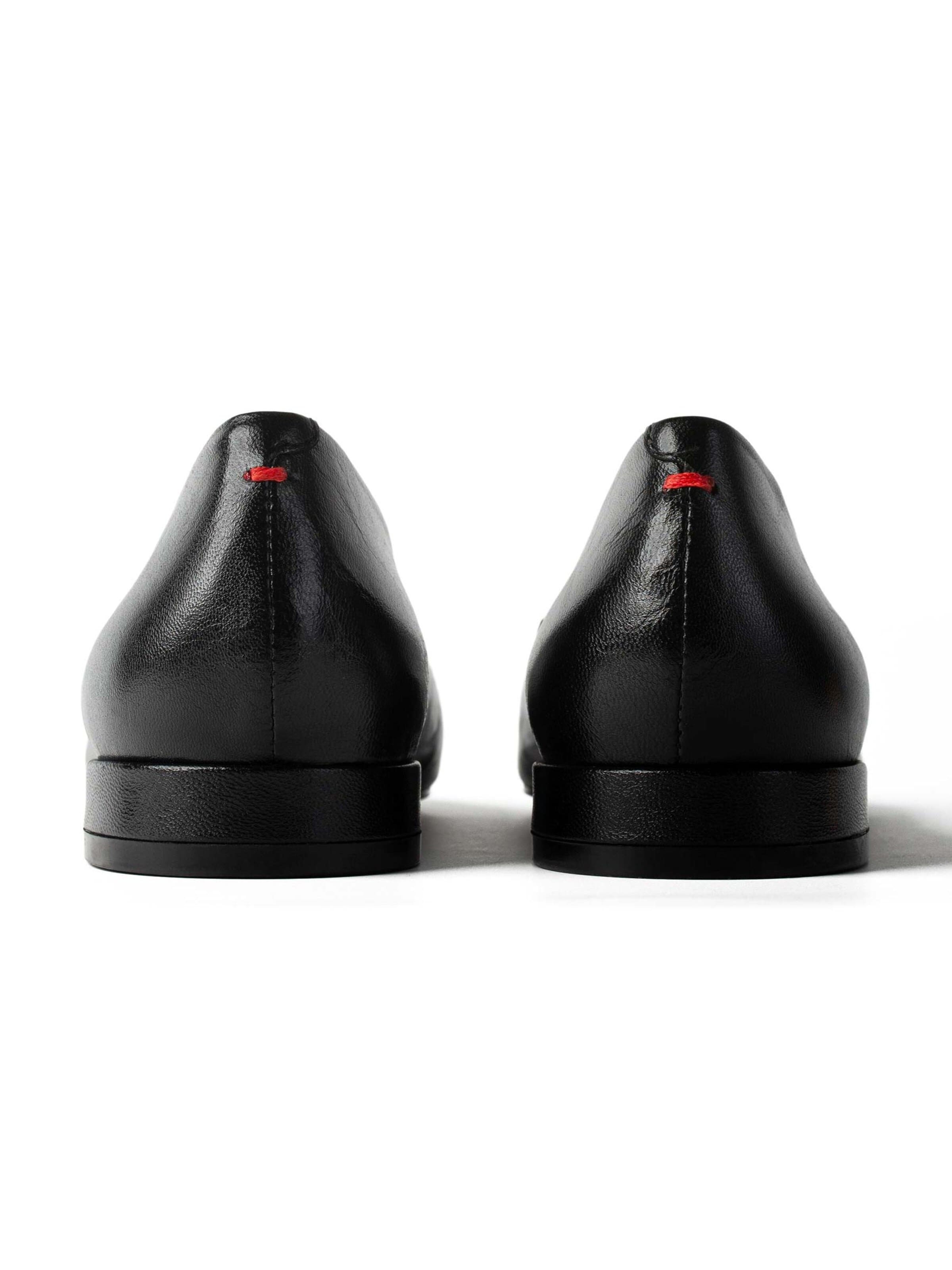 L37 HANDMADE SHOESSlip On cipele 'CRYSTAL RADIO' - crna boja