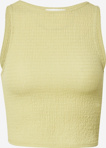 ABOUT YOU x irinassw Top 'Cara' in Yellow: front