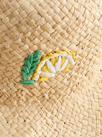 Next Hat 'Frayed Brim Floppy' in Beige