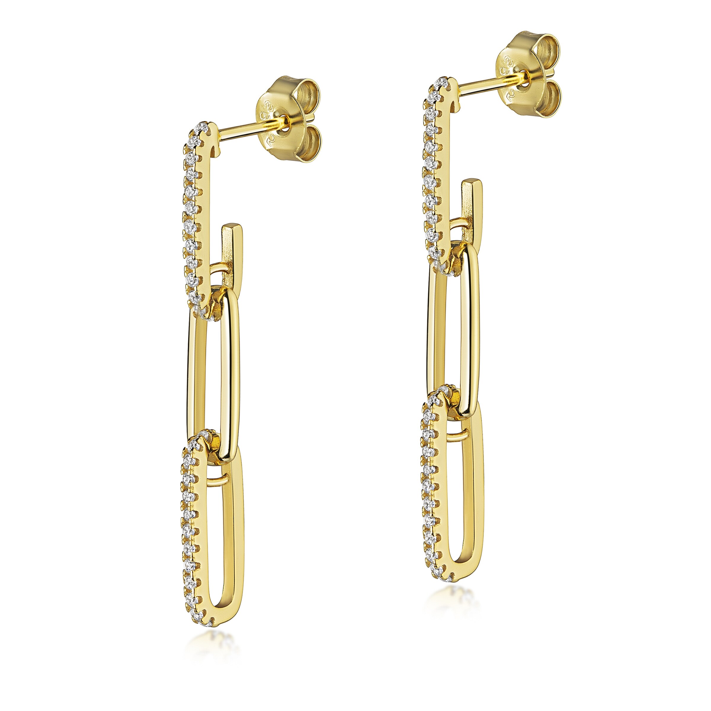 FIRETTI Ohrringe in Gold: Vorderseite