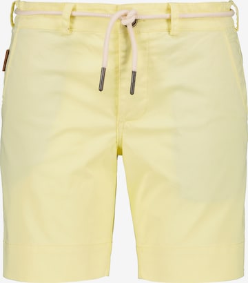 alife & kickin Loosefit Παντελόνι τσίνο σε κίτρινο: μπροστά