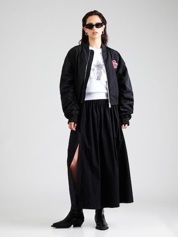 Sweat-shirt 'IKON' Karl Lagerfeld en blanc