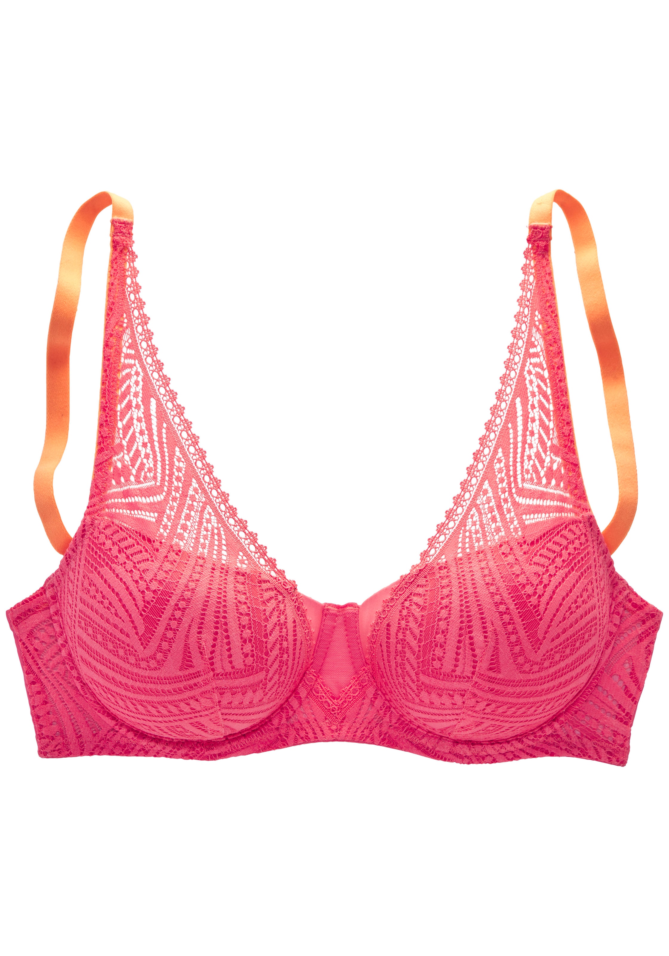 s.Oliver Сутиен с триъгълни чашки Сутиен в оранжево: отпред