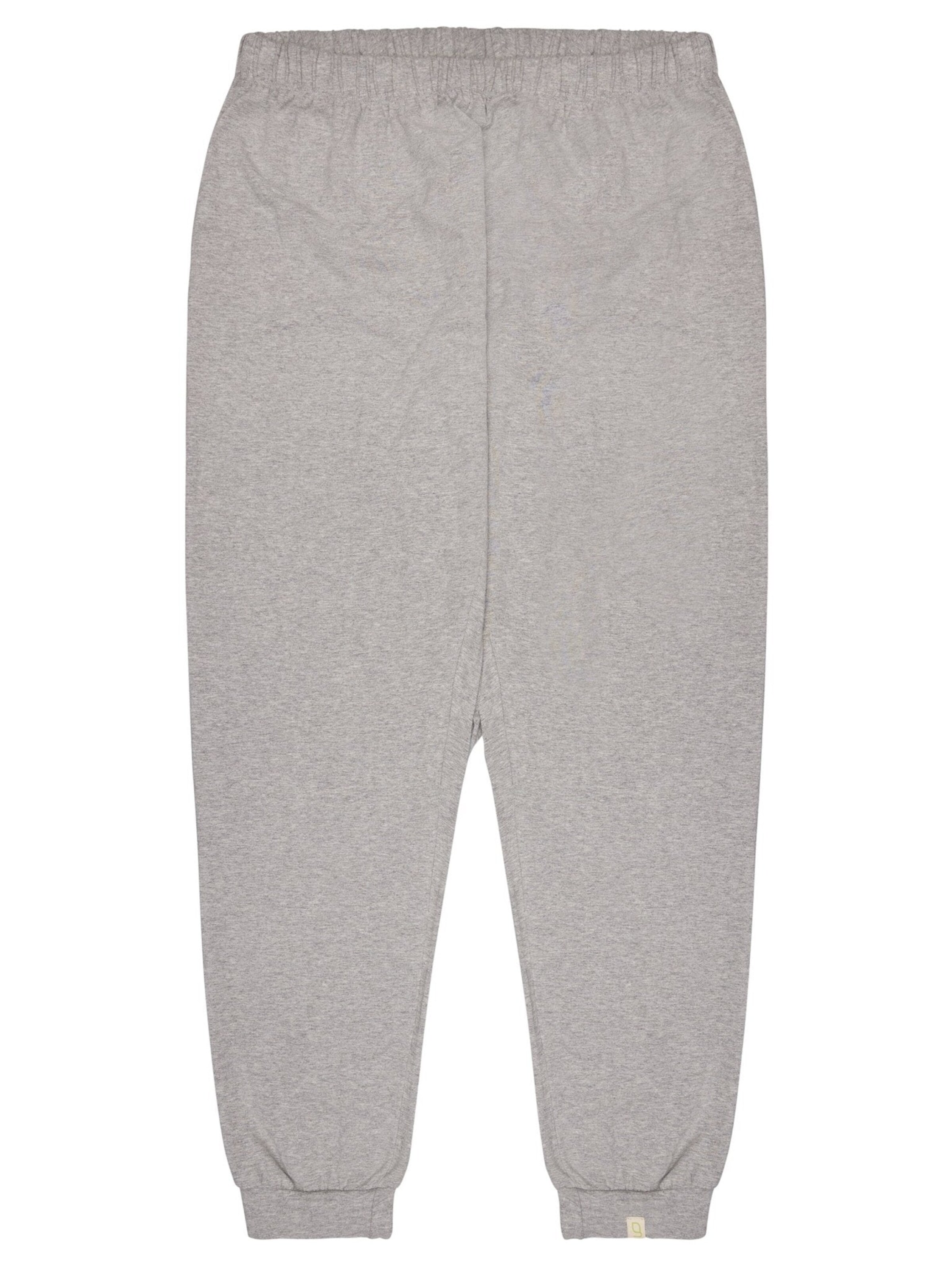 greenjama Pyjamahose‌ in Grau: Vorderseite