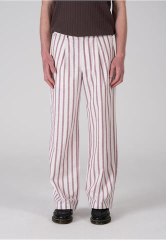 Loosefit Pantalon à pince Prohibited en beige