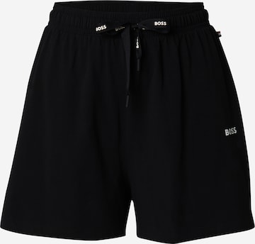 Pantalon de pyjama BOSS en noir : devant