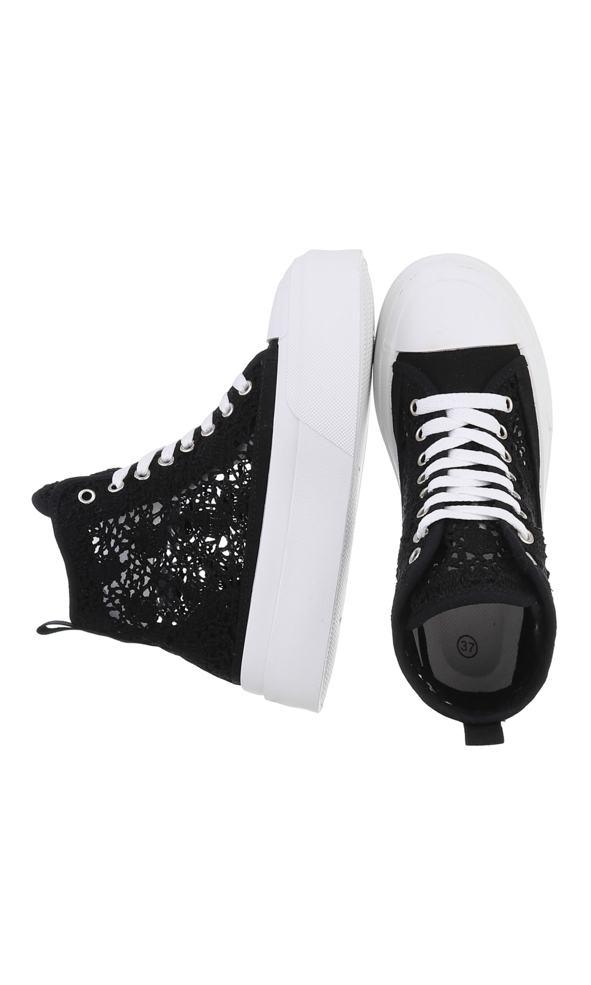 Ital-Design Sneaker in Schwarz