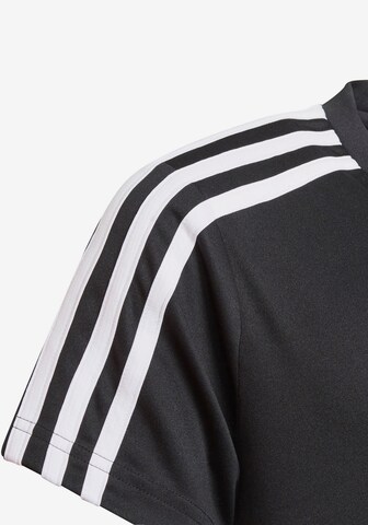 ADIDAS SPORTSWEAR Funkční tričko 'Designed 2 Move 3-Stripes' – černá