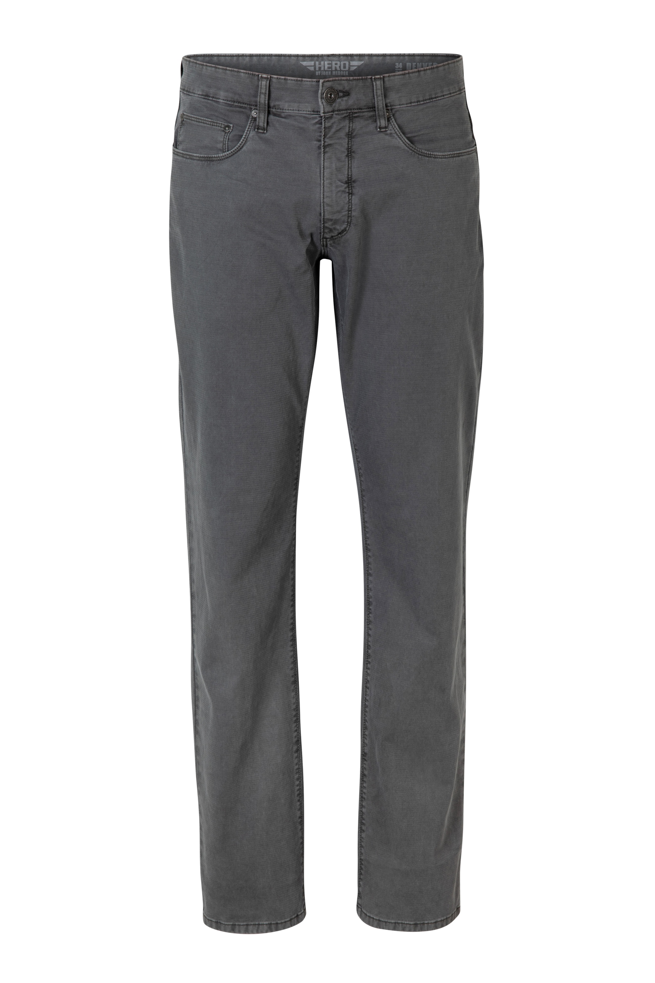 Hero Regular Jeans 'Denver' in Grau: Vorderseite
