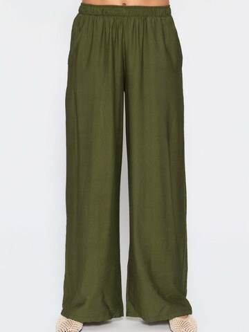 SASSYCLASSY Wide leg Trousers in Green