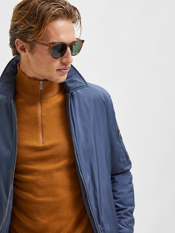 SELECTED HOMME Between-season jacket 'Royce' in Blue