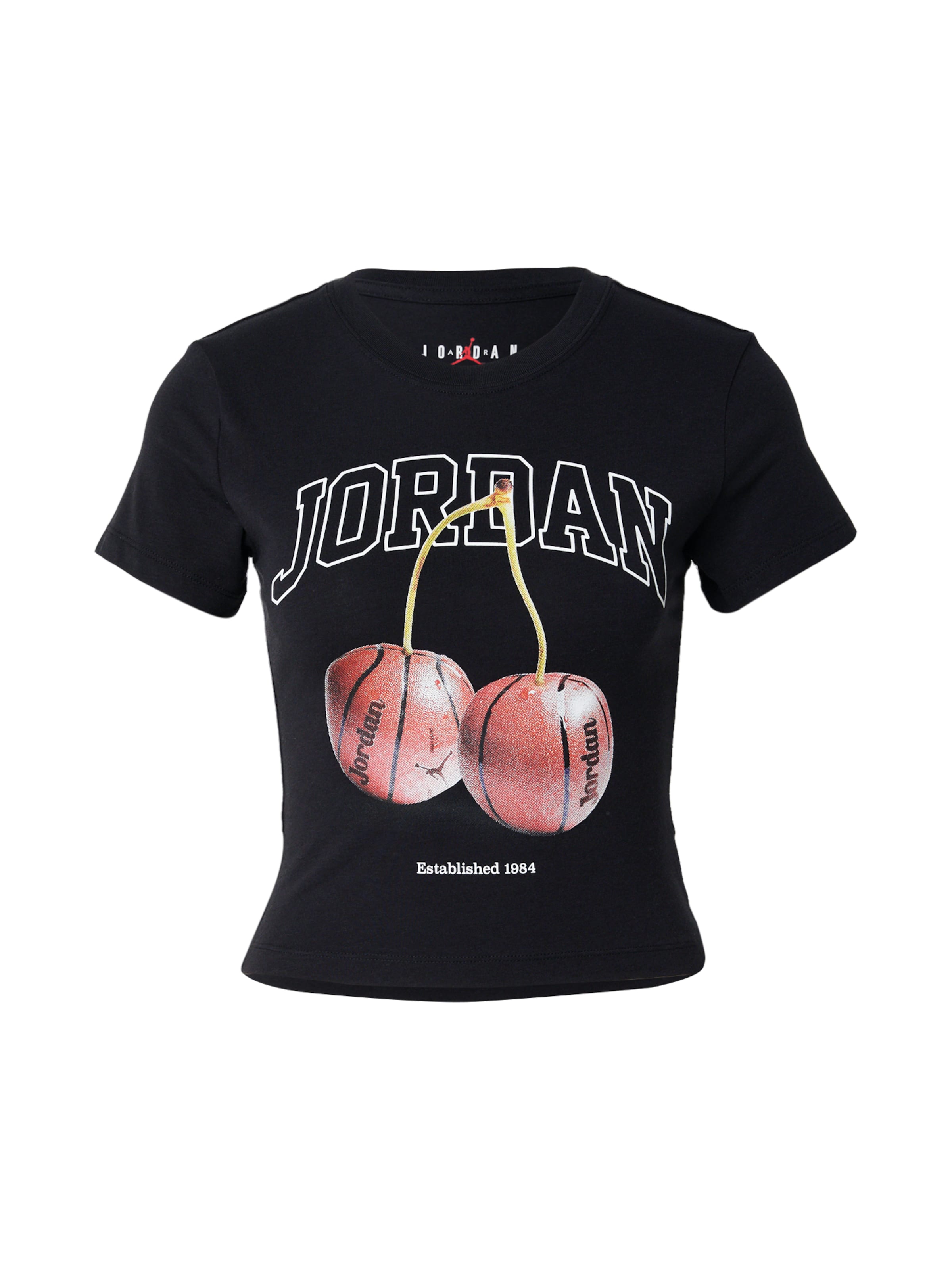 Tricou de la Jordan pe negru: față