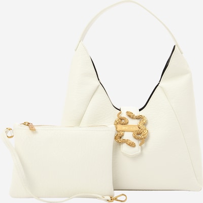 Just Cavalli Olkalaukku 'ICONIC SNAKES' värissä kulta / offwhite, Tuotenäkymä