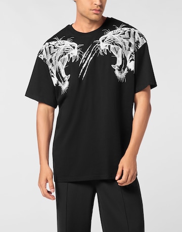 Plein Sport Shirt in Zwart: voorkant