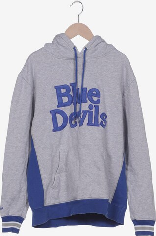 Mitchell & Ness Sweatshirt & Zip-Up Hoodie in M in Grey: front