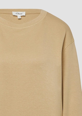 s.Oliver Sweatshirt in Beige