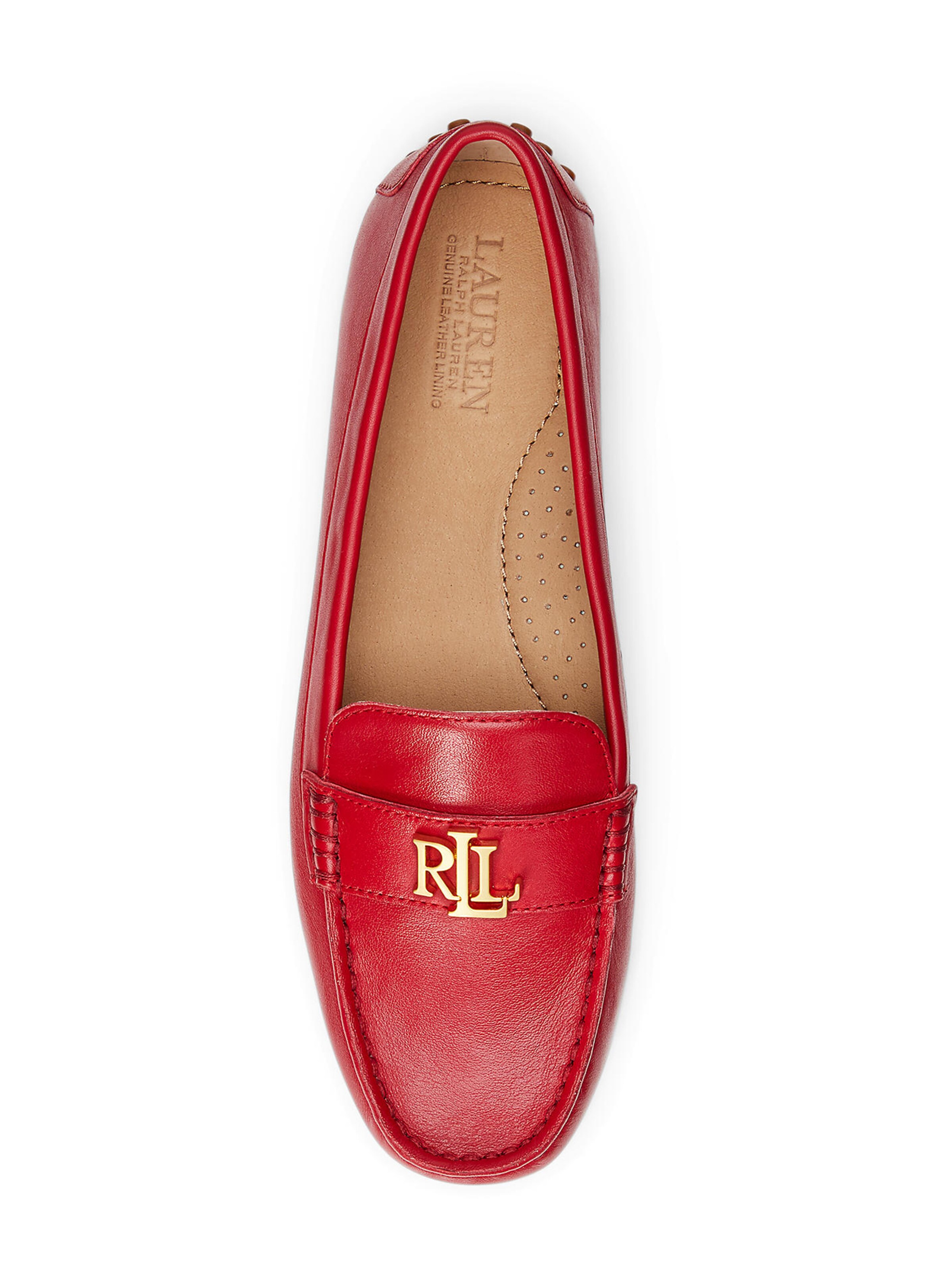Lauren Ralph Lauren Mokassin 'BARNSBURY' in Rot