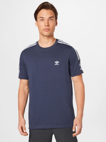 ADIDAS ORIGINALS - Camiseta 'Lock Up' en azul: frente