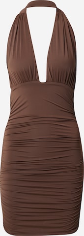 Edikted Dress in Brown: front