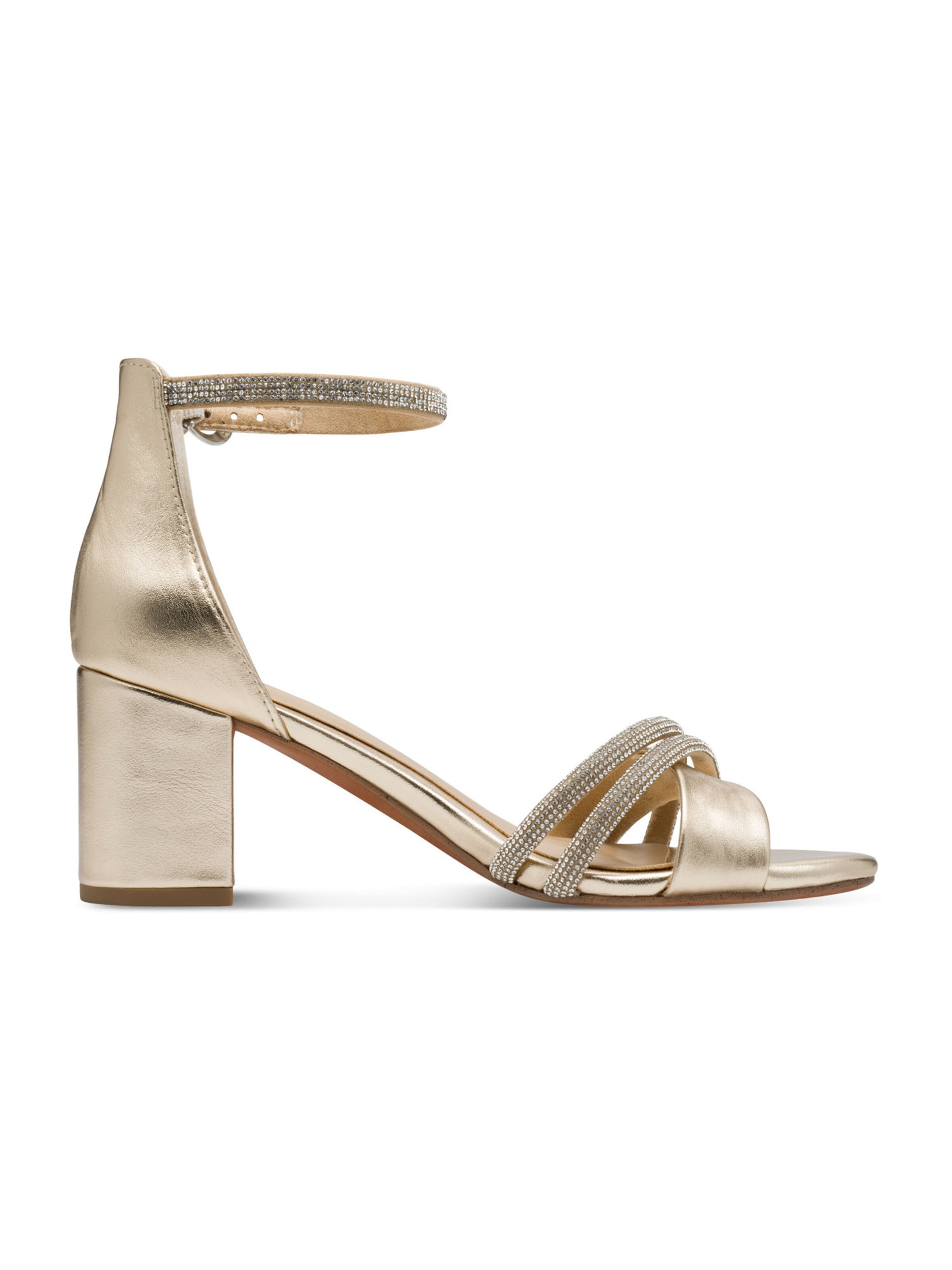 MARCO TOZZI Strap Sandals in Gold