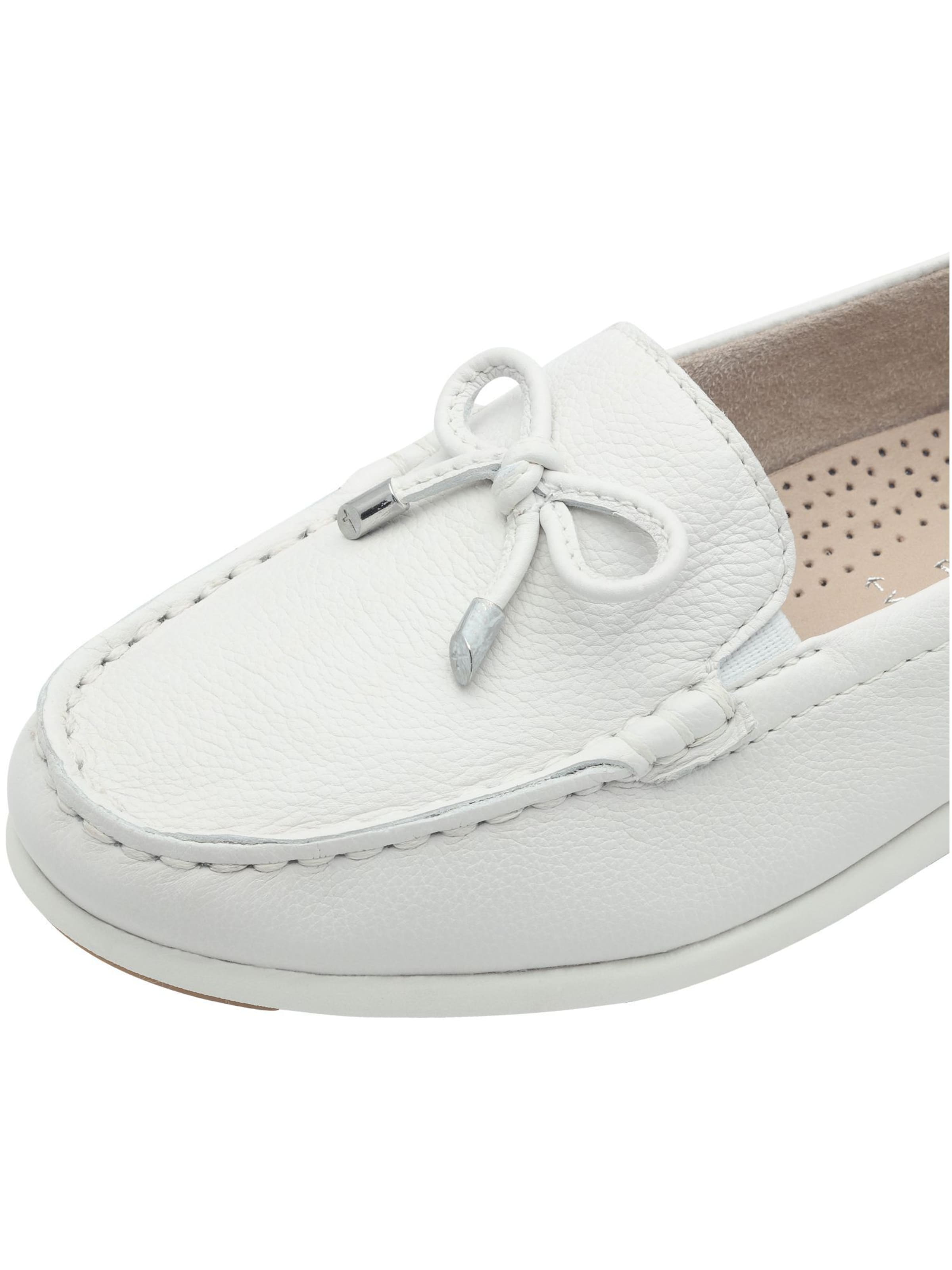Tamaris Moccasin in White