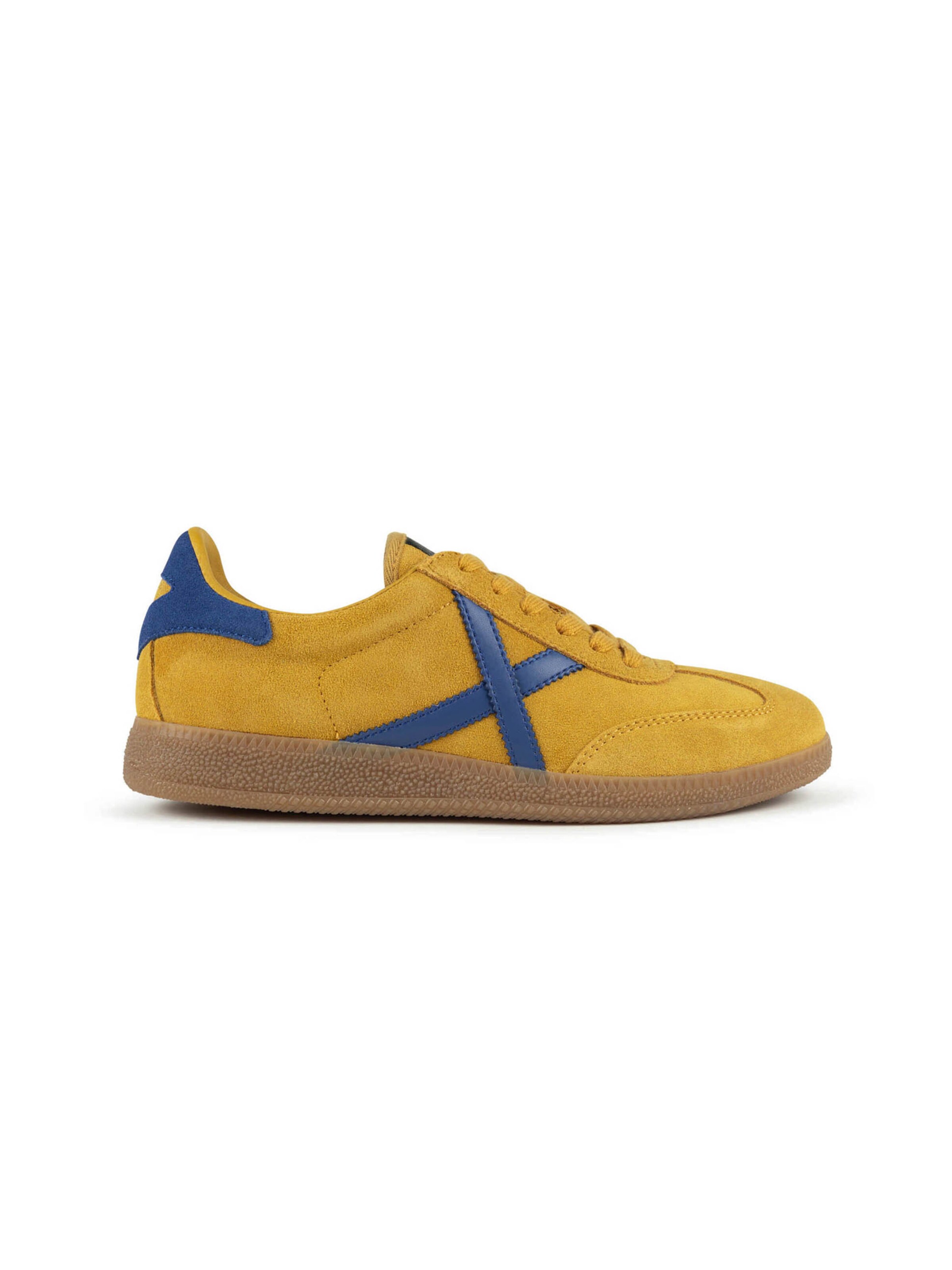 Sneaker bassa 'BARRU' di MUNICH in giallo: lato