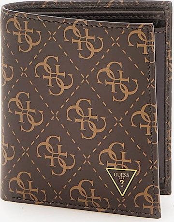 GUESS Wallet 'Vezzola' in Brown: front