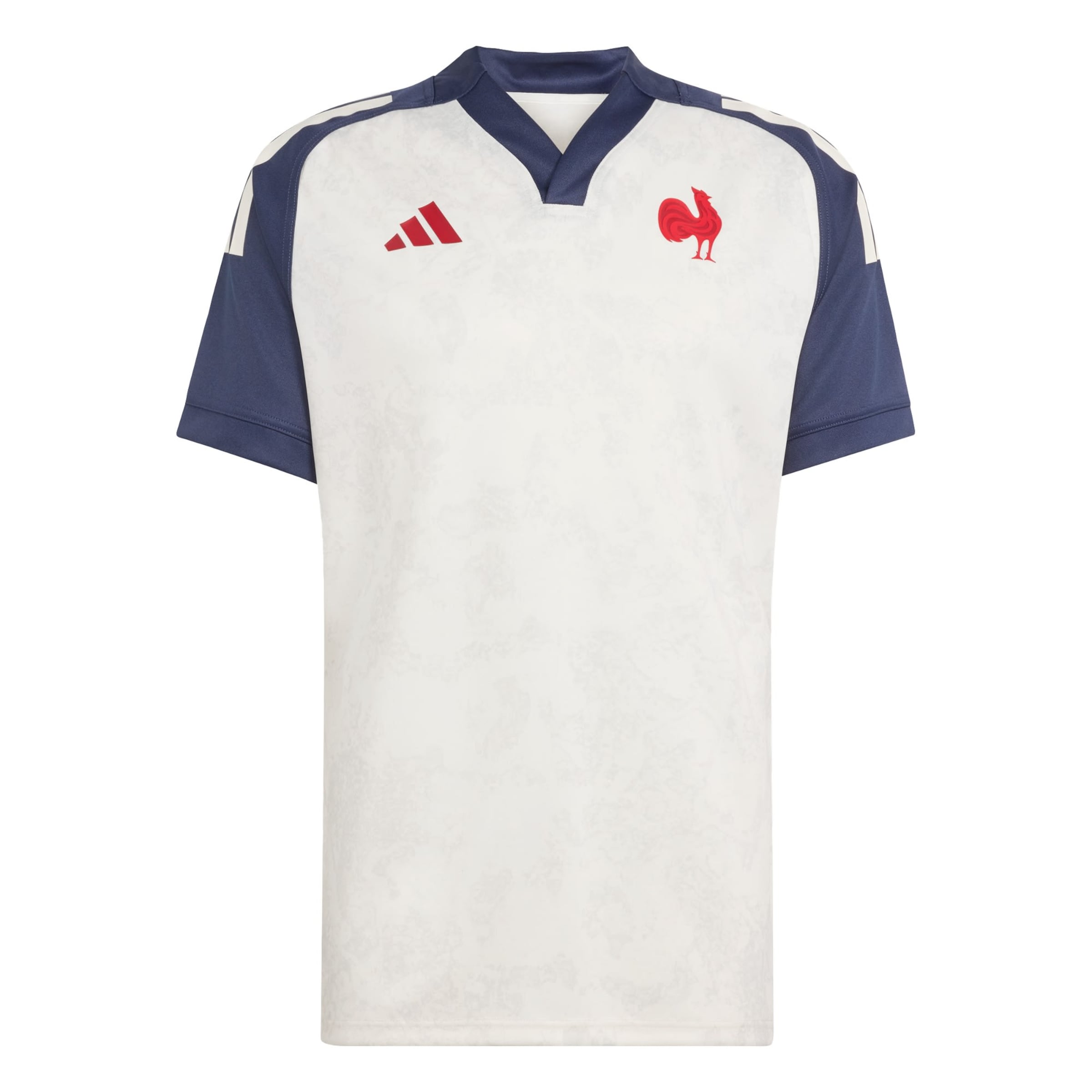 Maglia funzionale 'France Rugby' di ADIDAS PERFORMANCE in bianco: frontale