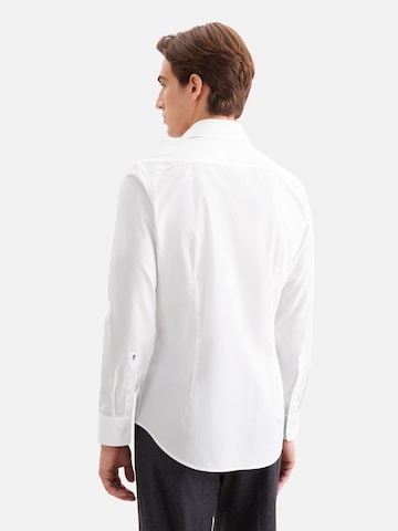 Coupe regular Chemise business SEIDENSTICKER en blanc