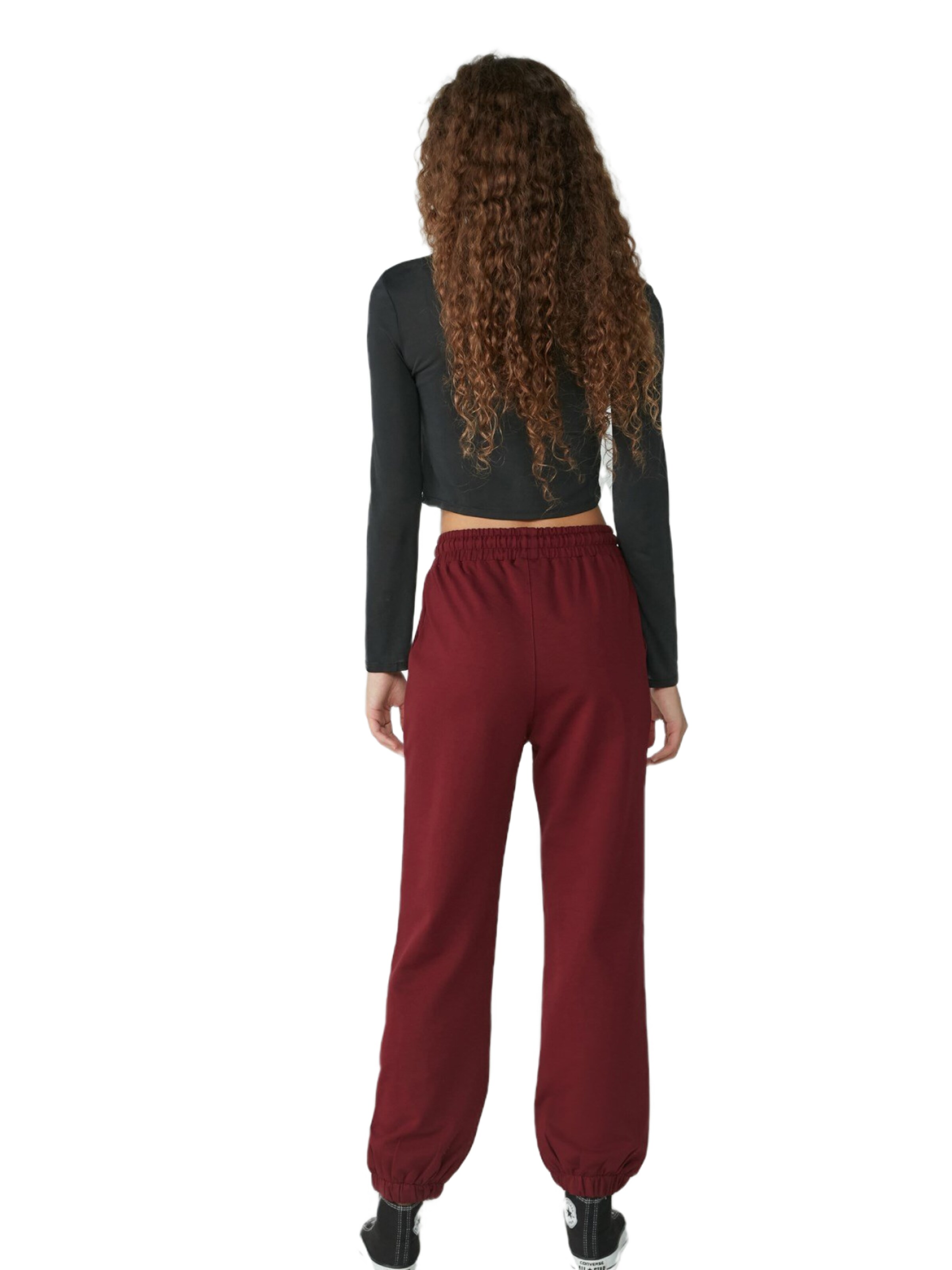 C&City Tapered Broek in Rood
