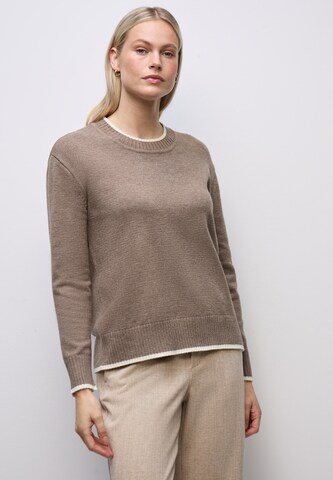 STREET ONE Pullover in Braun: Vorderseite