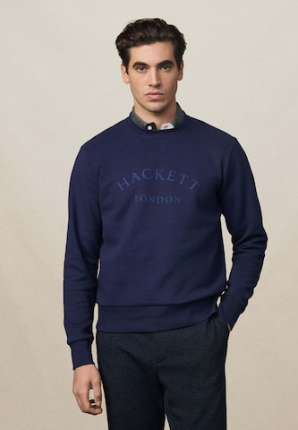 Hackett London Sweatshirt 'Heritage Ess' in Blau: Vorderseite