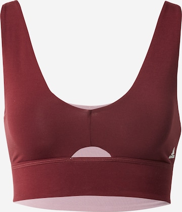 ADIDAS SPORTSWEAR Bustier Sport-BH 'Purebare Light-Support' in Rot: predná strana