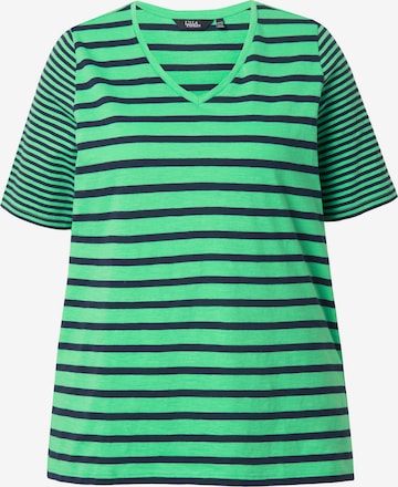 Ulla Popken Shirt in Groen: voorkant