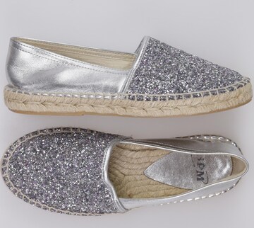 SPM Flats & Loafers in 36 in Silver: front