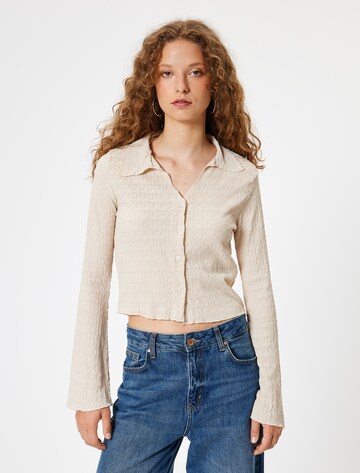 Koton Blouse in Beige: voorkant