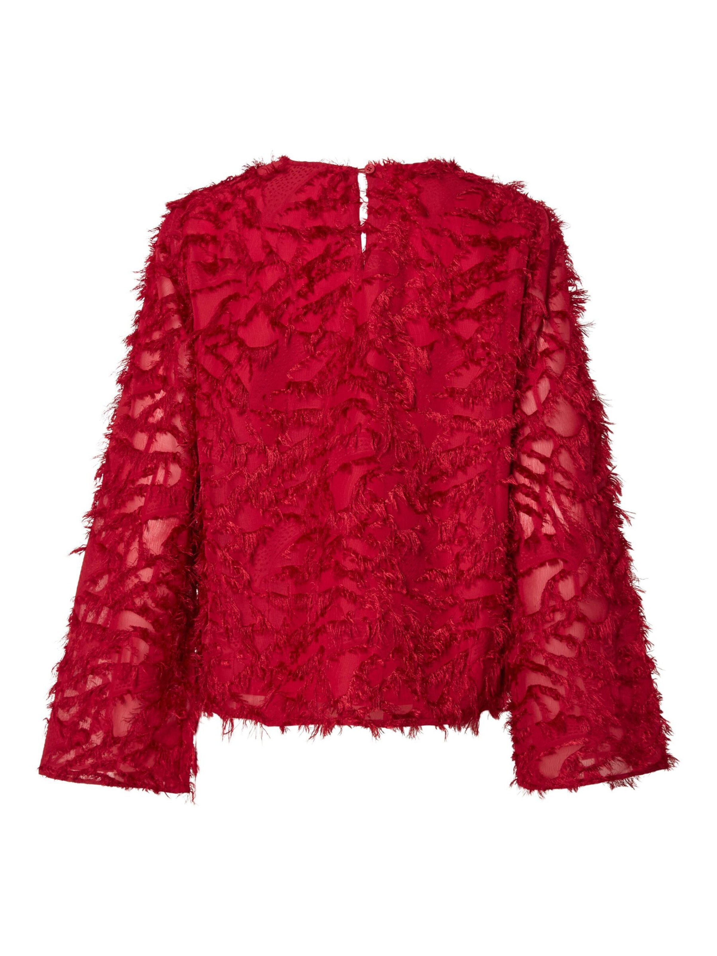 YAS Bluse 'YASParia' i rød