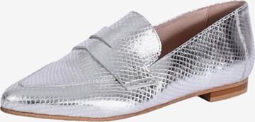 Apple of Eden Classic Flats 'Zita' in Silver: front