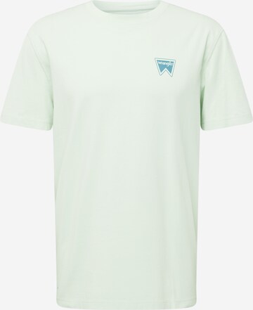 T-Shirt WRANGLER en vert : devant