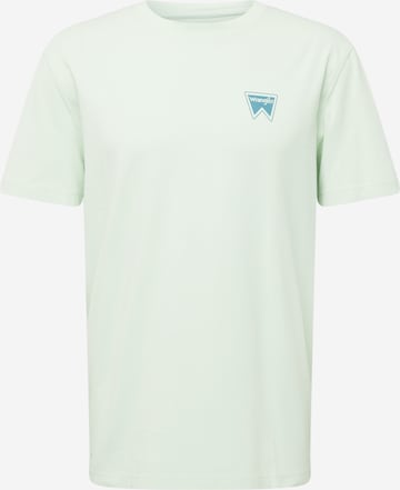 WRANGLER T-shirt i grön: framsida