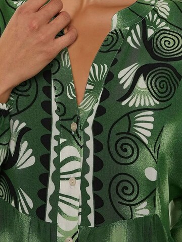 Robe-chemise Hiccup en vert