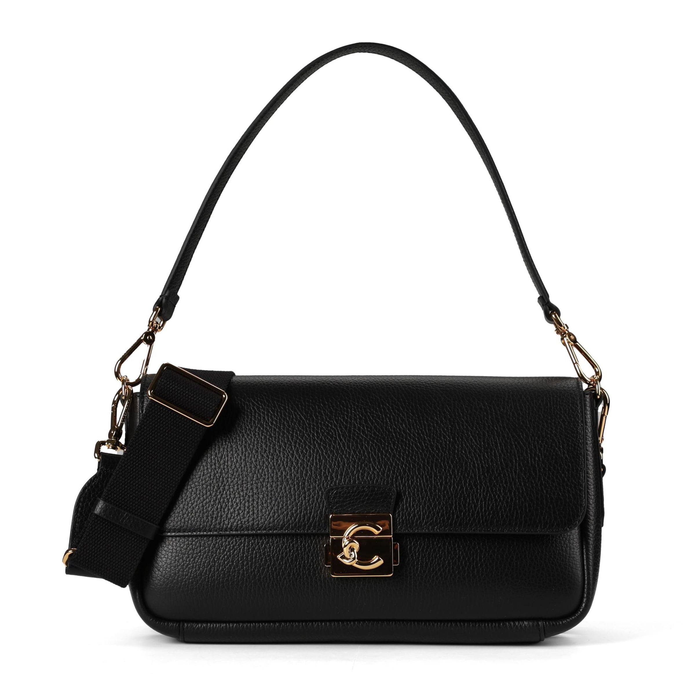 Sac bandoulière 'C-Me' Coccinelle en noir : devant