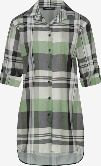 Cloud5ive Bluse in grau / pastellgrün / weiß, Produktansicht