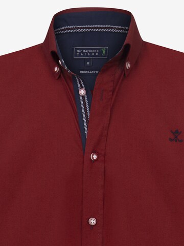 Coupe regular Chemise 'Waterford' Sir Raymond Tailor en rouge