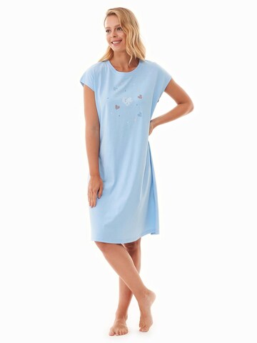 Organication Nachthemd in Blau