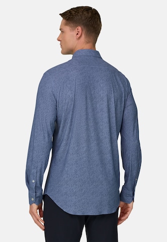 Boggi Milano Regular fit Overhemd in Blauw