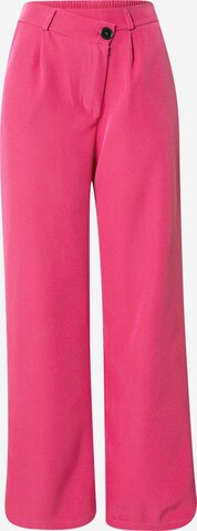 Pantaloni con pieghe 'Grace' di Hailys in rosa: frontale