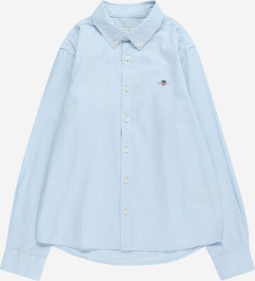 GANT Regular fit Button Up Shirt in Blue: front